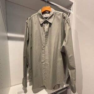 Rag and Bone, Green, cotton button down, Size XL